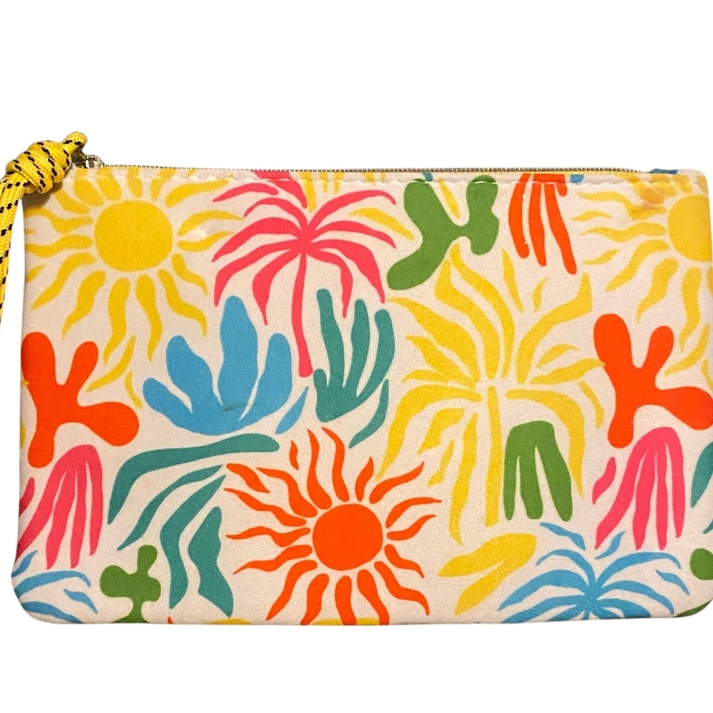 Colorful Patterned Women's Makeup Clutch